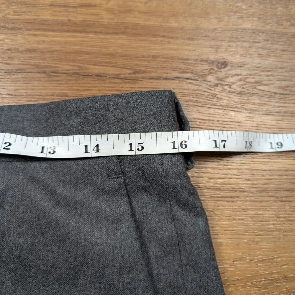 J.Crew Ludlow Dress Pants Men 30x30(29) Gray Vitale Barberis Canonico Wool